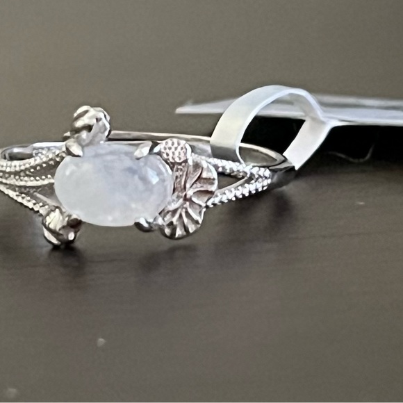 Natural Moonstone Gem Ring - Picture 2 of 7